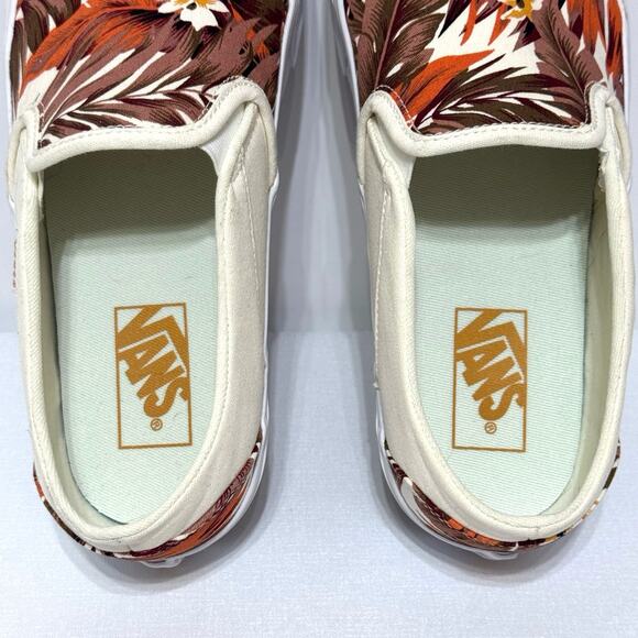 Vans Women’s Asher Platform Tropical Paradise Floral Slip-On Sneakers Size 9 - Picture 8 of 12